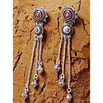 Voylla Mandala Tassels Drop Earrings 1 Pair
