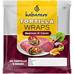 Habanero Beetroot & Carrot Tortilla Wraps 6 pcs