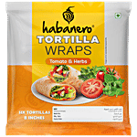 Habanero Tomato & Herbs Tortilla Wraps 6 pcs