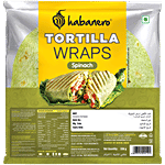 Habanero Spinach Tortilla Wraps 6 pcs