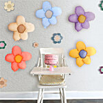 DP Foil Balloons - Flower Shape, Assorted Colour 2 pcs