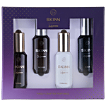 SKINN 24 Seven Gift Pack Eau De Parfum For Men & Women - Floral, Woody, Caramel, Aqua 80 ml (4 N x 20 ml each)