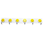 Swastik Housewares Smile Bath 6 Hooks 1 pc