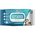 Hachi Wilson Hypoallergenic Scented Pet Wipes - For Dogs & Cats 80 pcs (Pack of 2)