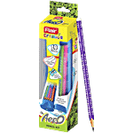 Flair Creative Aero Pencil Kit - Eraser + Inbuilt Sharpener Box 10 pcs