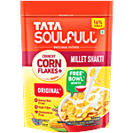 Tata Soulfull Original Crunchy Corn Flakes+ With Millet Shakti 260 g (With Free Bowl)
