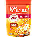 Tata Soulfull Honey & Almonds Crunchy Corn Flakes+ With Millets Shakti 170 g