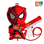 DealBindaas Rechargeable Electric Holi Water Gun Tank - Spiderman Theme 2.1 L