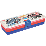 Pratap Hy Click Hot Wheels Red & Blue Pencil Box 1 pc