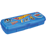 Pratap Go School Jr Hot Wheels Blue Pencil Box 1 pc