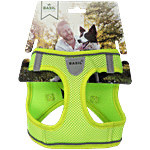 Basil Adjustable Mesh Harness - For Cats, Green 1 pc
