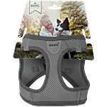 Basil Adjustable Mesh Harness - For Cats, Grey 1 pc