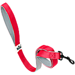 Basil Padded Leash - Small, Red 1 pc