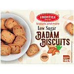 Frontier Low Sugar Badam Biscuits 400 g