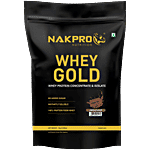 Nakpro Whey Gold Protein Concentrate & Isolate - Chocolate Flavour 1 kg