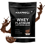 Nakpro Whey Platinum Protein Isolate - Chocolate Flavour 1 kg