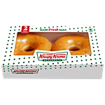 Krispy Kreme Original Glazed Doughnuts 115 g (2 N x 57.5 g Each)