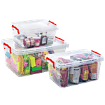 Joyo Multipurpose Storage Box Set - (5 L, 10 L & 16 L) 3 pcs