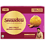 Unibic Swaadesi Dry Fruit Besan Laddoo - Made With Pure Ghee 180 g