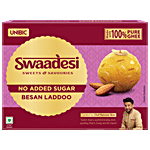 Unibic Swaadesi Besan Laddoo - No Added Sugar 180 g
