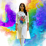 Tota Women Holi Cotton Kurta 120 Gsm - Holi Apparel 1 pc (Free Size)