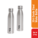 Jaypee Plus Jazzy Stainless Steel Bottle 730 ml (Set of 2)