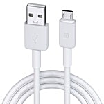 Portronics Konnect Link Micro USB Fast Charging Cable - 3.0A Output, 1 m Length, White 1 pc