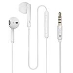 Portronics Conch Theta A In Ear 3.5 mm Wired Earphone - With In Line HD Mic, White 1 pc