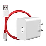Portronics 35W Adapto 35A USB-A Fast Charging Adaptor With 1 m Charging Cable - White & Red 2 pcs