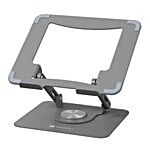 Portronics My Buddy K9 Portable & Adjustable Laptop Stand - Black 1 pc