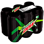 Mountain Dew Soft Drinks 300 ml (Pack of 6)