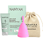 Namyaa Ultra Soft Reusable Menstrual Cup - Medium, Pink 1 pc