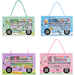 DP Stationery Set - Assorted Colours, 22 x 13 cm 5 pcs