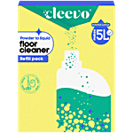 Cleevo Powder To Liquid Floor Cleaner - Oriental Lemon, Non-Toxic 5 L Refill (5x20 g)