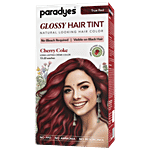 Paradyes Glossy Hair Tin Natural Looking Hair Colour - Cherry Coke, True Red 160 g