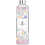 Sanjeev Kapoor Covel Borosilicate Round Bottle With Steel Lid 1 L