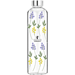 Sanjeev Kapoor Autumn Borosilicate Round Bottle With Steel Lid 1 L