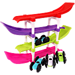 Toyshine Ramp Racer Toy - 4 Cars, 4 Ramps & Track Pack of 1