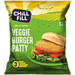 Chillfill Veg Burger Patty - Fry & Serve 360 g