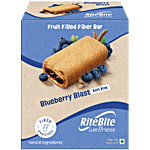 RiteBite Max Protein Max Protein Wellness Fruit Filled Blueberry Blast Fiber Bar 480 g (12 pcs x 40 g)