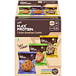 RiteBite Max Protein Max Protein Cookies - Assorted 340 g (Pack of 6)