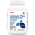 Gnc Calcium Plus 1000 mg Capsules With Magnesium & Vitamin D3 60 pcs 