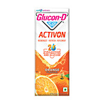 Glucon-D Orange Activon Double Advantage Electrolytes & Glucose Drink 200 ml