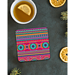 Mad Over Print Tribal Themed Coaster 6 pcs