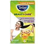 Tetley Beauty Care Lemon & Honey Green Tea 35 g (25 Bags x 1.4 g each)