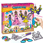 Imagimake Window Art 16 Pieces Princess Glass Painting Kit - For Kids 5+ 1 pc