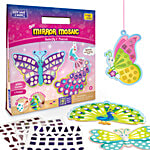 Imagimake DIY Mirror Mosaic Butterfly & Peacock Art Kit - For Kids 3+ 1 pc