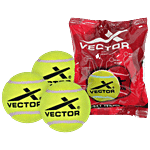 Vector X Cricket Tennis Ball - Light Yellow 3 pcs