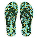 Paragon Womens Turquoise Flip-Flops 1 Pair (Size 4 UK/IND)
