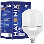 Halonix Rechargeable Emergency Inverter LED Bulb 30W - White, B22 With Up To 4 Hours Backup 1 pc